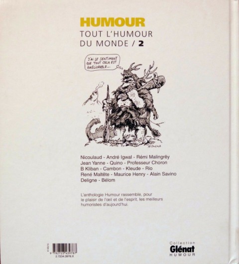 Verso de l'album Tout l'humour du monde Tome 2