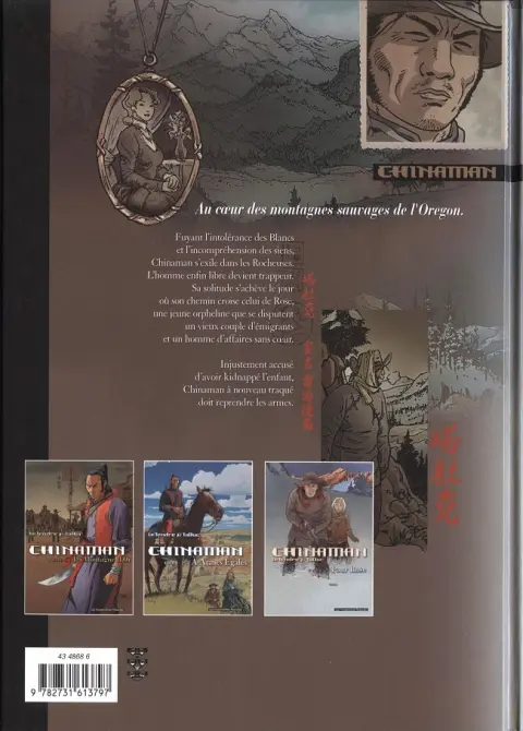 Verso de l'album Chinaman Tome 3 Pour Rose