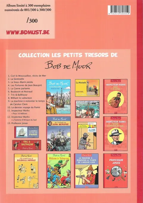 Verso de l'album Inspecteur Marks Tome 2 L'Homme d'Afrique du Sud