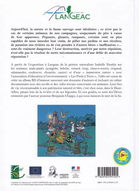 Verso de l'album La Mauvaise Réputation Histoire bête mais pas mêchante des mal-aimés