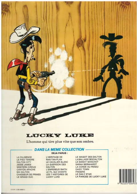 Verso de l'album Lucky Luke Tome 40 Le grand duc