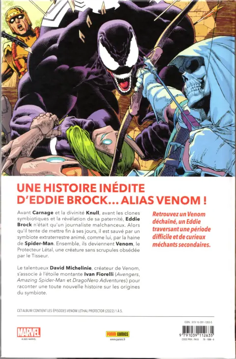 Verso de l'album Venom - Lethal protector 1 Au coeur de la traque