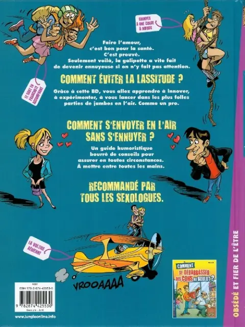 Verso de l'album Comment Tome 1 Comment s'envoyer en l'air sans s'ennuyer ?