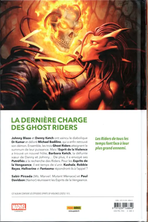 Verso de l'album Les esprits de la violences Foncer ou mourir !
