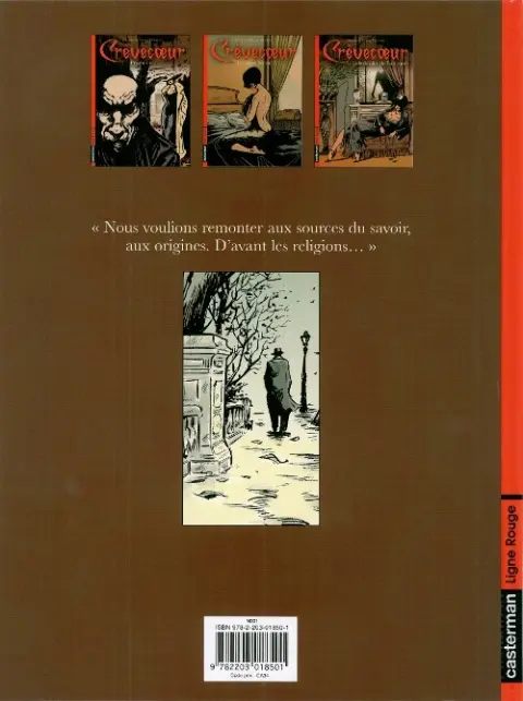 Verso de l'album Crèvecœur Tome 3 Les clavicules de Salomon