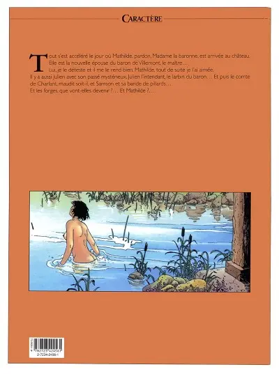 Verso de l'album Le Fer et le feu Tome 1 Adieu Baron