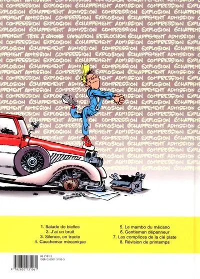 Verso de l'album Garage Isidore Tome 8 Révision de printemps