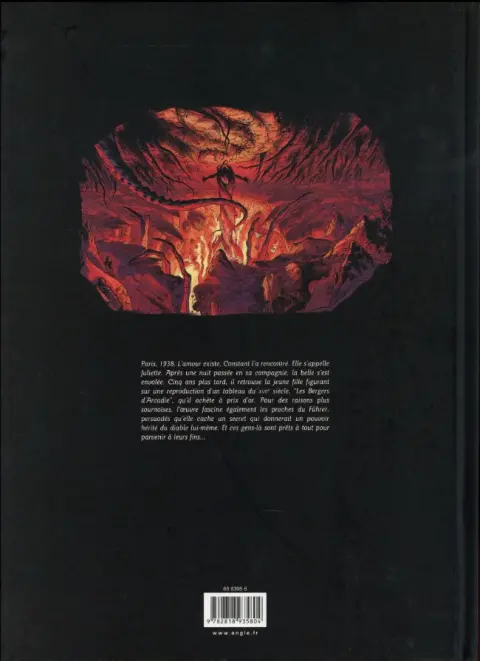 Verso de l'album L'Héritage du Diable