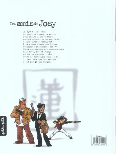 Verso de l'album Lieutenant Kate Tome 1 Les amis de Josy