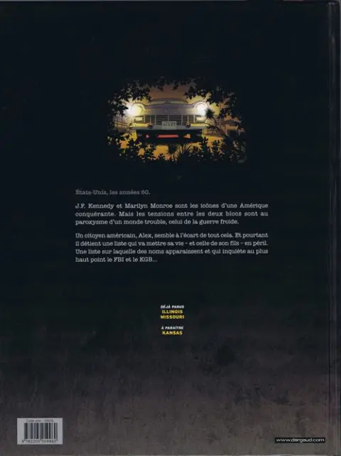 Verso de l'album La Liste 66 Tome 2 Missouri