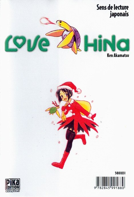 Verso de l'album Love Hina 5