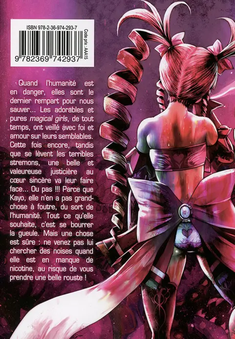 Verso de l'album Magical Girl Holy Shit 1
