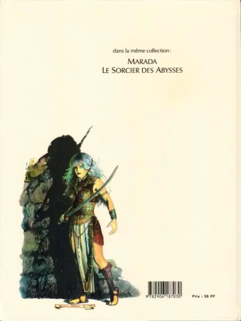 Verso de l'album L'odyssée de Marada la louve Tome 2 Le sorcier des Abysses