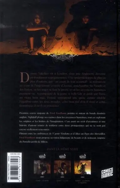 Verso de l'album Nightfall Tome 2 La loi