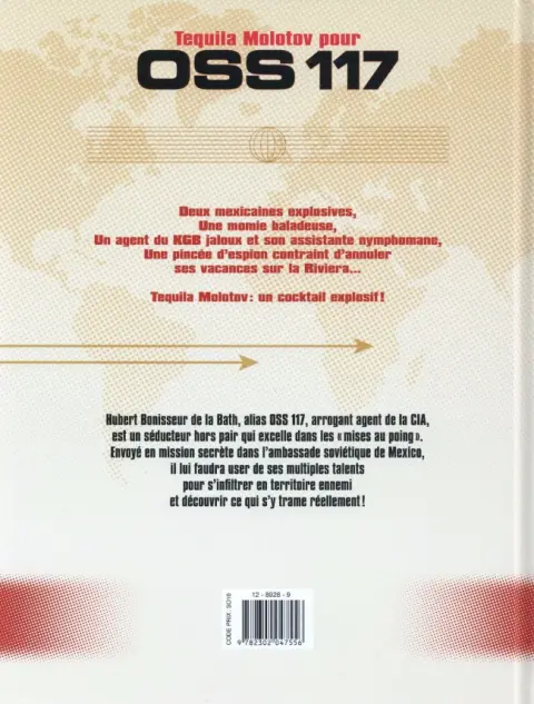 Verso de l'album OSS 117 Tome 1 Tequila molotov pour OSS 117