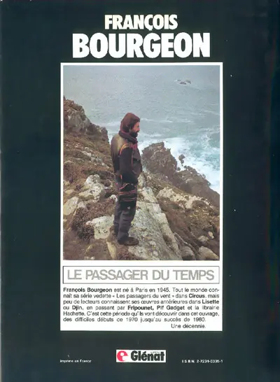 Verso de l'album Le Passager du temps