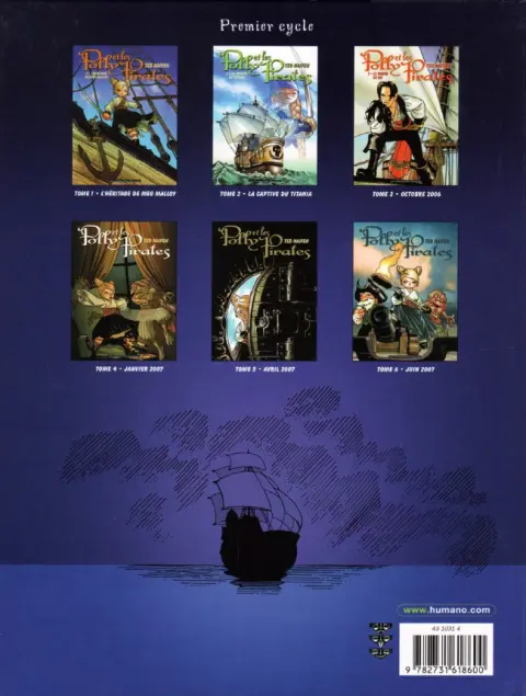 Verso de l'album Polly et les Pirates Tome 2 La captive du Titania