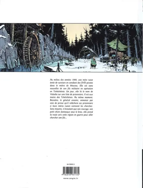 Verso de l'album Amère Russie Tome 1 Les Amazones de Bassaïev
