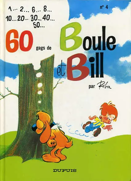 Couverture de l'album Boule & Bill Tome 4 60 gags de Boule et Bill