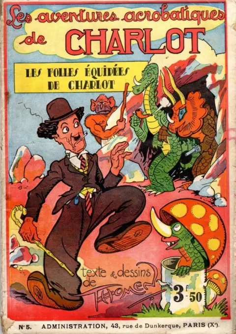 Couverture de l'album Charlot 1ère Série - SPE Tome 5 Les folles équipées de Charlot