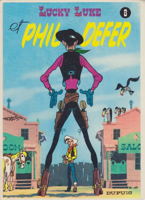 Couverture de l'album Lucky Luke Tome 8 Lucky Luke et Phil Defer
