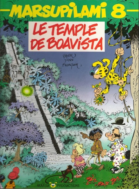 Couverture de l'album Marsupilami Tome 8 Le temple de Boavista