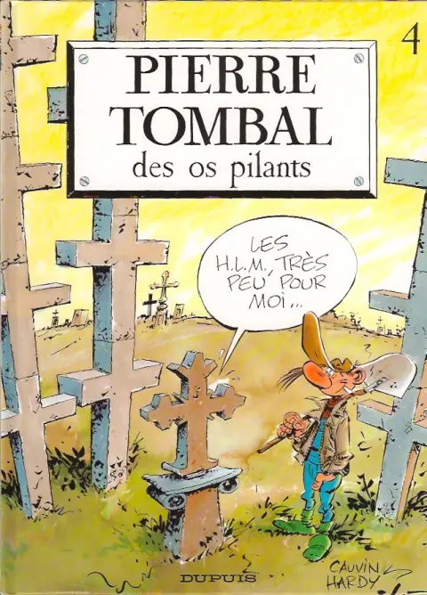 Couverture de l'album Pierre Tombal Tome 4 Des os pilants