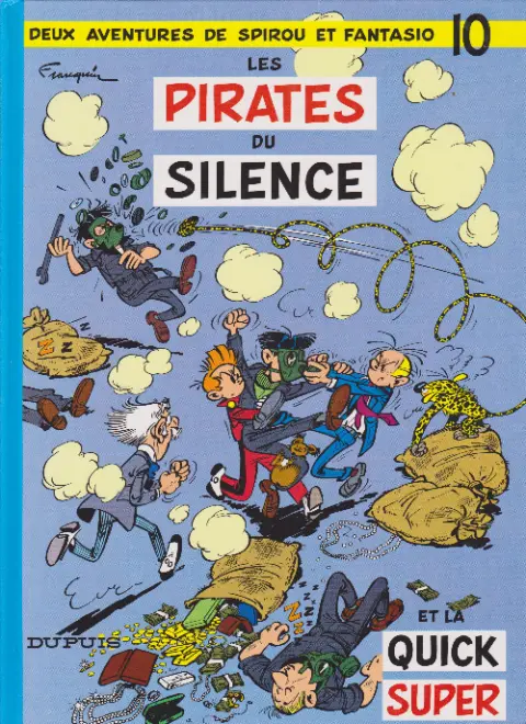 Couverture de l'album Spirou et Fantasio Tome 10 Les pirates du silence