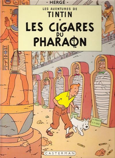 Couverture de l'album Tintin Tome 4 Les cigares du pharaon