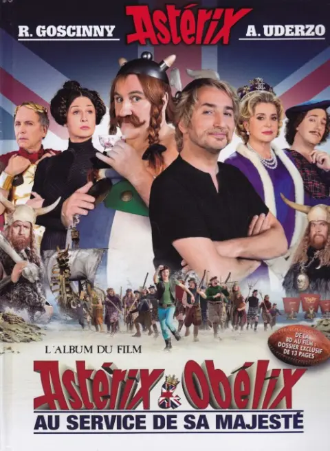 Astérix L'Album du film Astérix & Obélix au service de Sa Majesté