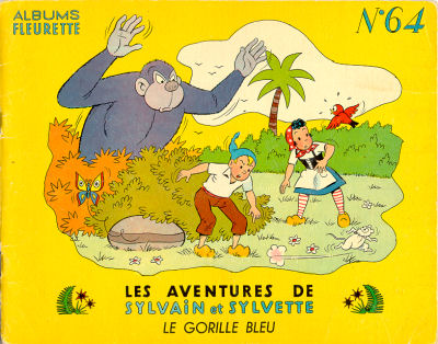 Couverture de l'album Sylvain et Sylvette Tome 64 Le gorille bleu