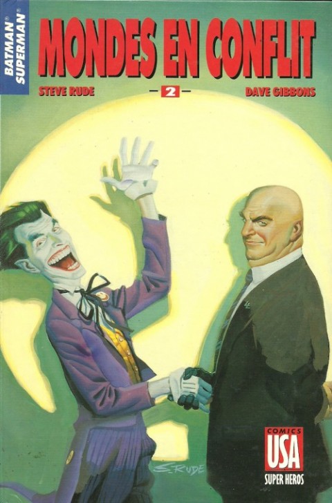 Couverture de l'album Super Héros Tome 46 Batman/Superman 2/3 : Mondes en conflit