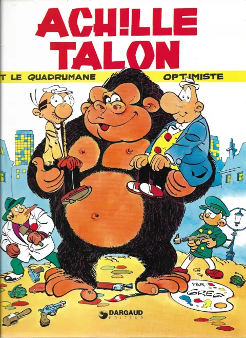 Couverture de l'album Achille Talon Tome 15 Achille Talon et le quadrumane optimiste