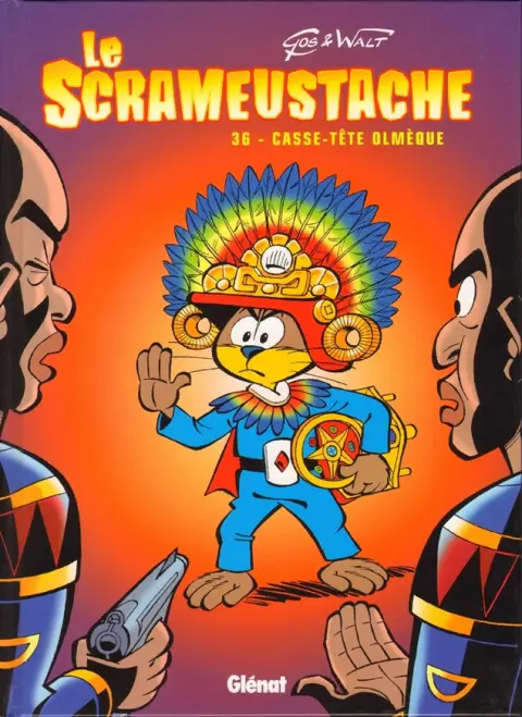 Couverture de l'album Le Scrameustache Tome 36 Casse-tête olmèque
