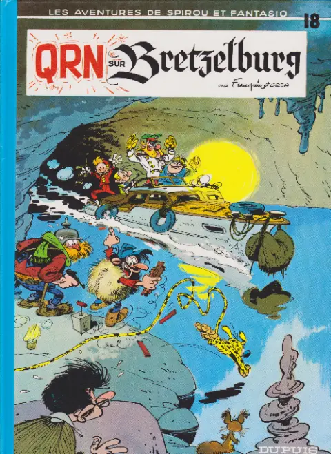 Couverture de l'album Spirou et Fantasio Tome 18 QRN sur Bretzelburg