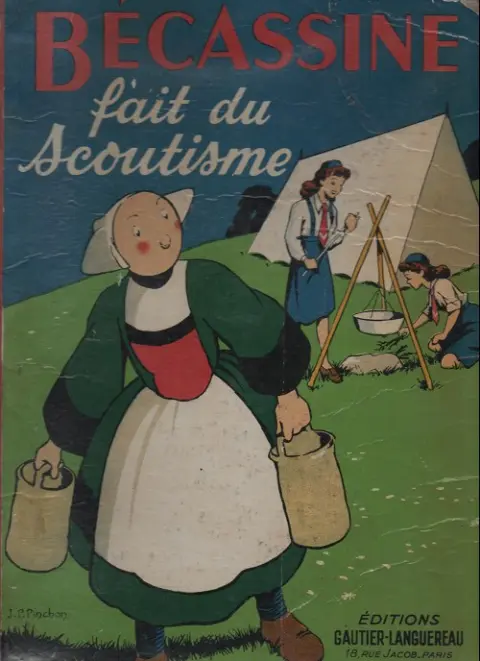 Couverture de l'album Bécassine Tome 17 Bécassine fait du scoutisme
