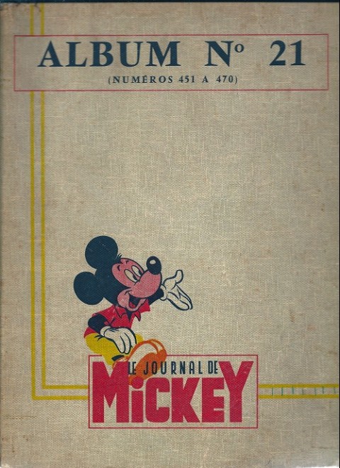 Couverture de l'album Le Journal de Mickey Album N° 21