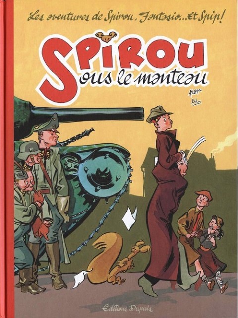 Couverture de l'album Spirou et Fantasio - Une aventure de... / Le Spirou de... Spirou sous le manteau