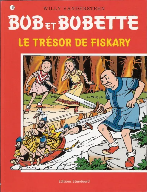Couverture de l'album Bob et Bobette Tome 137 Le trésor de Fiskary
