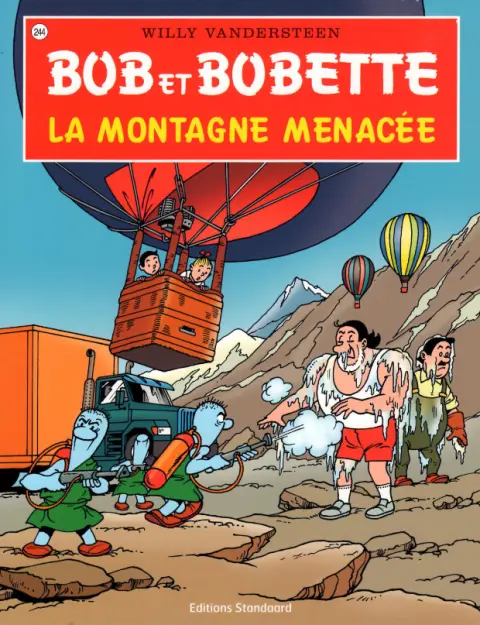 Couverture de l'album Bob et Bobette Tome 244 La montagne menacée