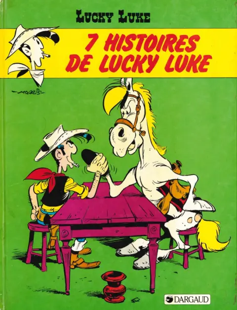 Couverture de l'album Lucky Luke Tome 42 7 histoires de Lucky Luke