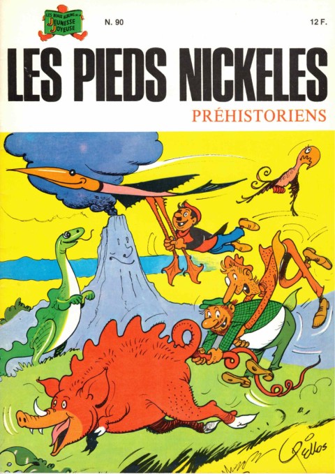 Couverture de l'album Les Pieds Nickelés Tome 90 Les Pieds Nickelés préhistoriens