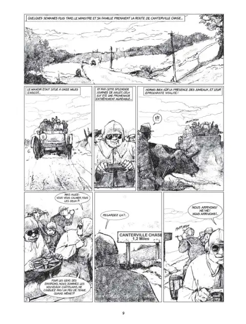 Planche de l'album Le fantôme de Canterville