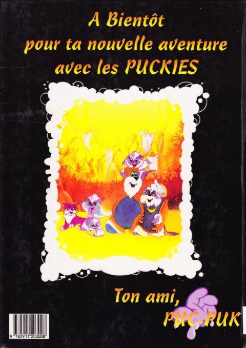 Verso de l'album Les Puckies Tome 1 Le Secret de Tan