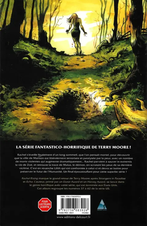 Verso de l'album Rachel Rising Tome 7 Tu n'es que poussière