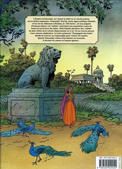 Verso de l'album RAJ Tome 1 Les Disparus de la Ville dorée