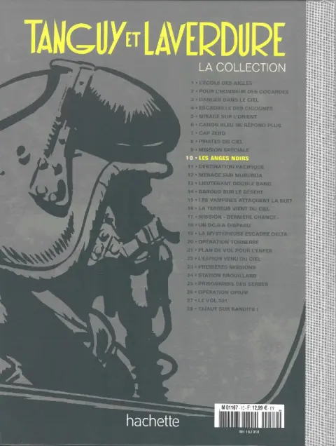Verso de l'album Tanguy et Laverdure - La Collection Tome 10 Les anges noirs