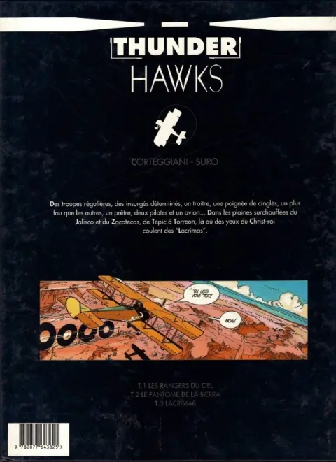 Verso de l'album Thunderhawks Tome 3 Lacrimas