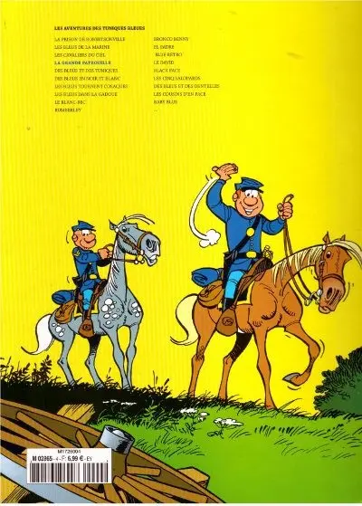Verso de l'album Les Tuniques Bleues La Collection (Dupuis) Tome 9 La grande patrouille
