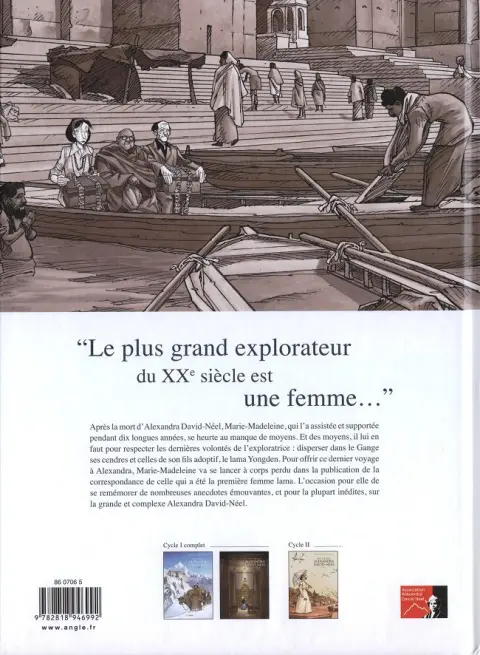 Verso de l'album Une vie avec Alexandra David-Néel Livre 3
